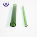 High Quality Reusable Borosilicate 3.3 Green transparent glass tube